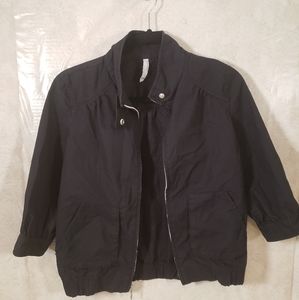 Old Navy Medium Black Cropped Jacket